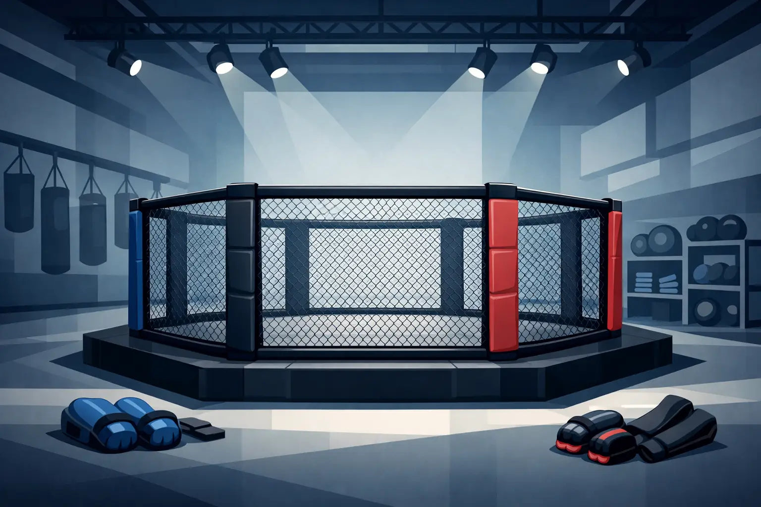 Commercial MMA Cage Dimensions for Serious Facilities