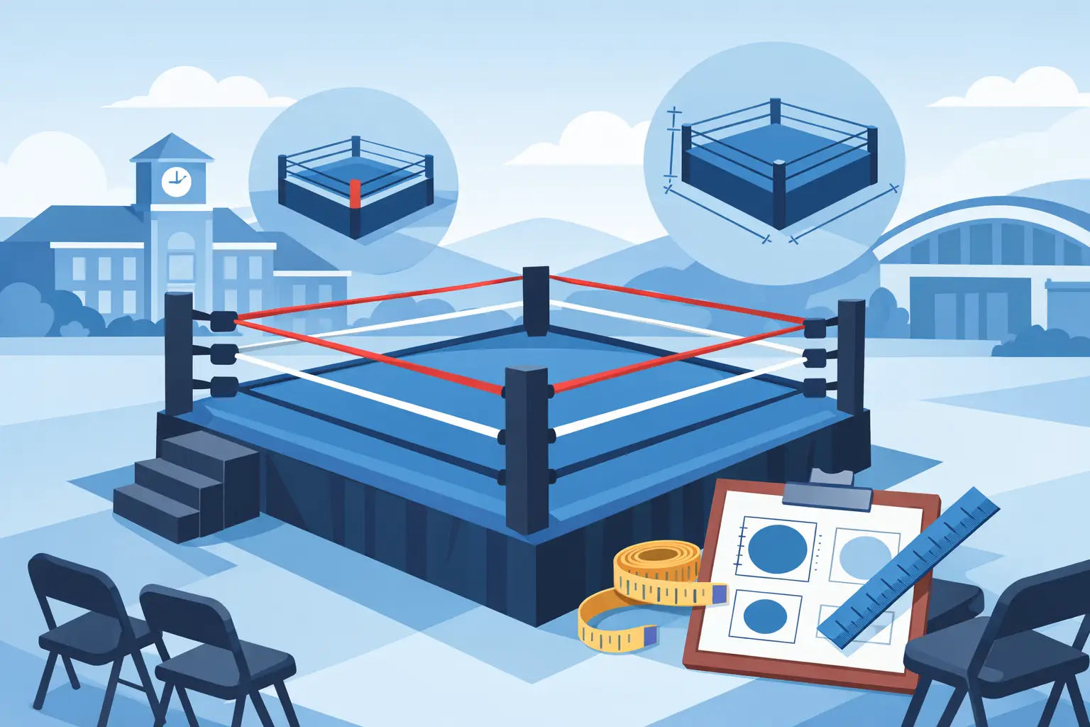 What Size Wrestling Ring for School Programs?