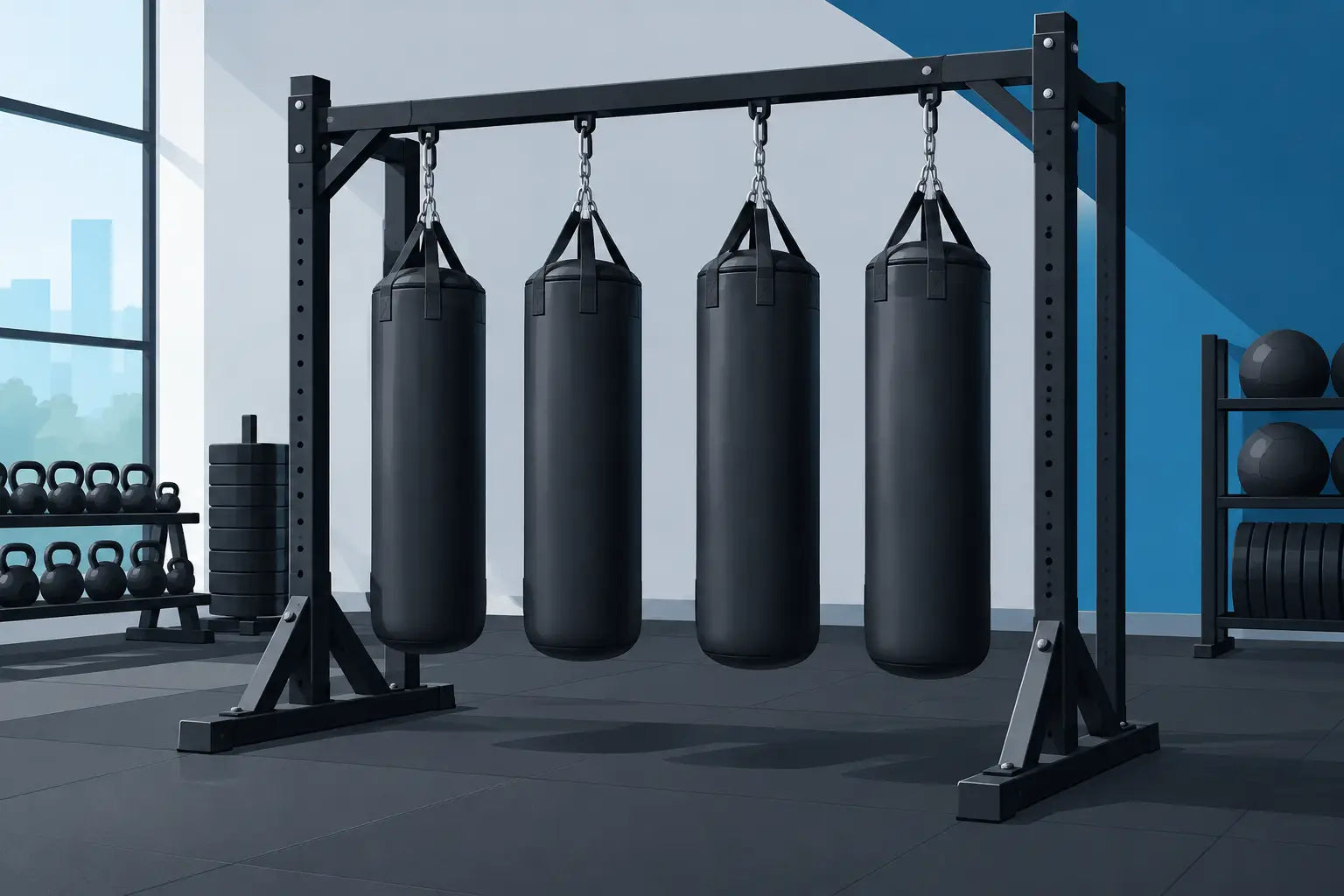 Heavy Duty Bag Rack Review for Serious Gyms