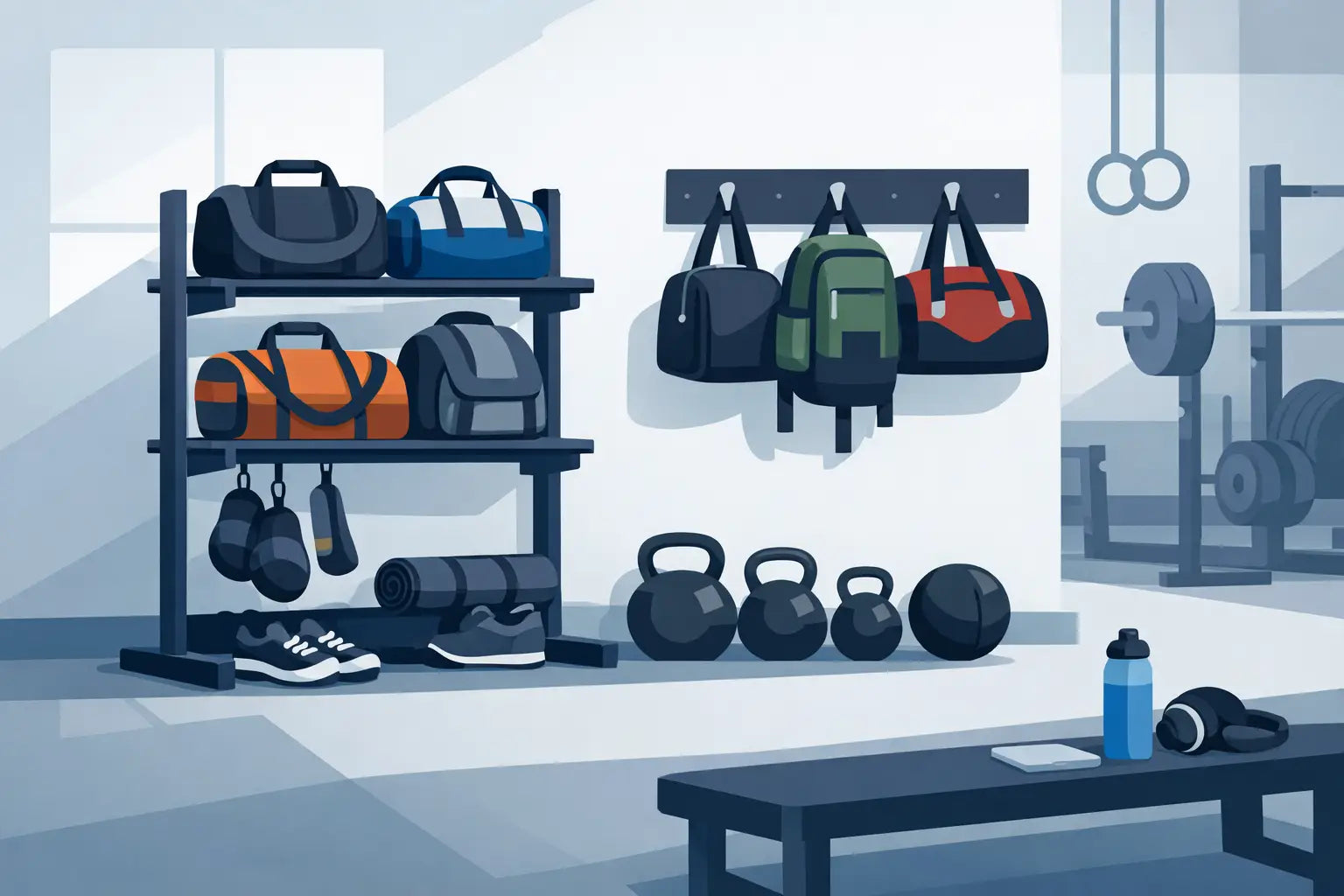 How to Choose a Bag Rack for a Serious Gym