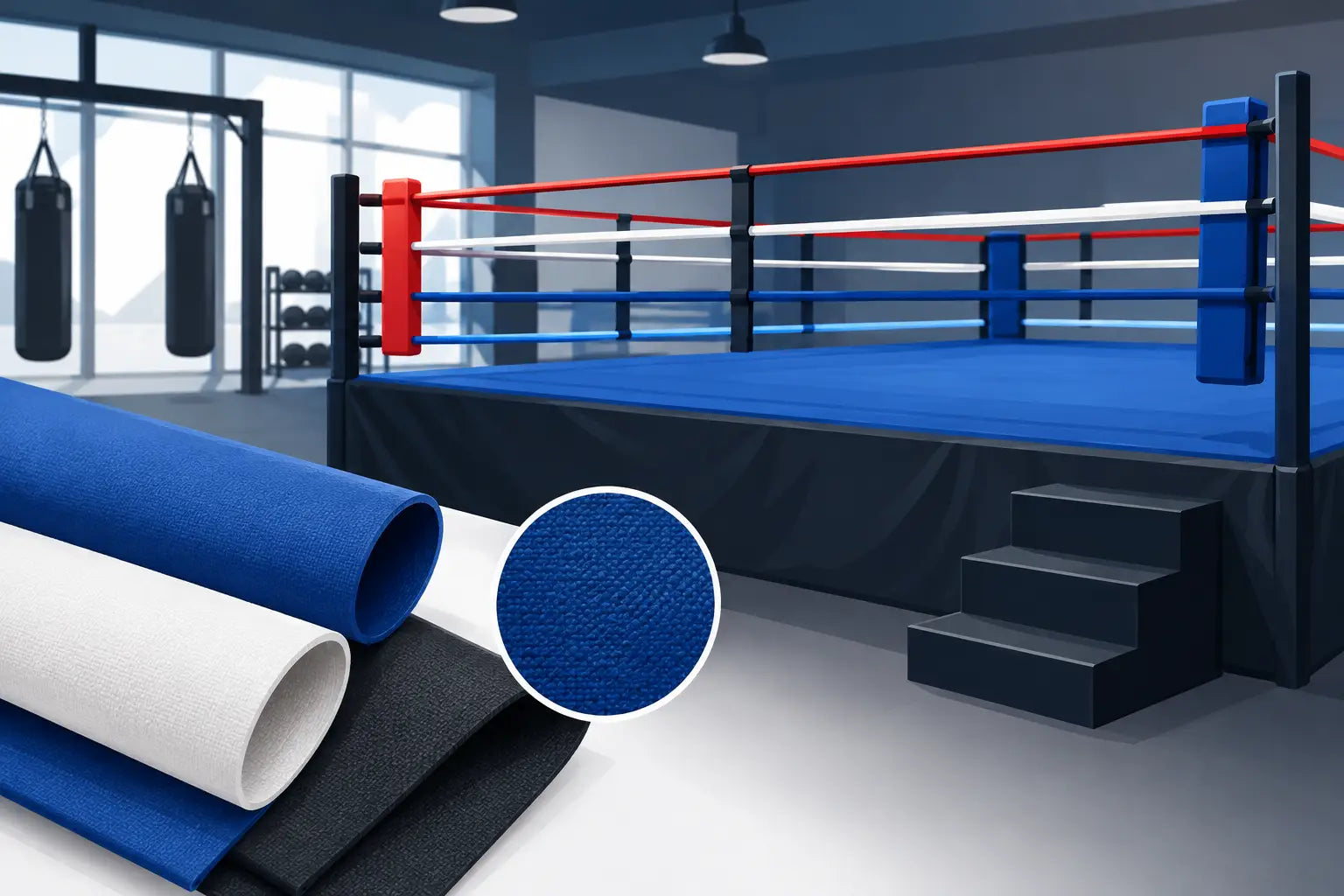 Best Boxing Ring Canvas Materials for Gyms