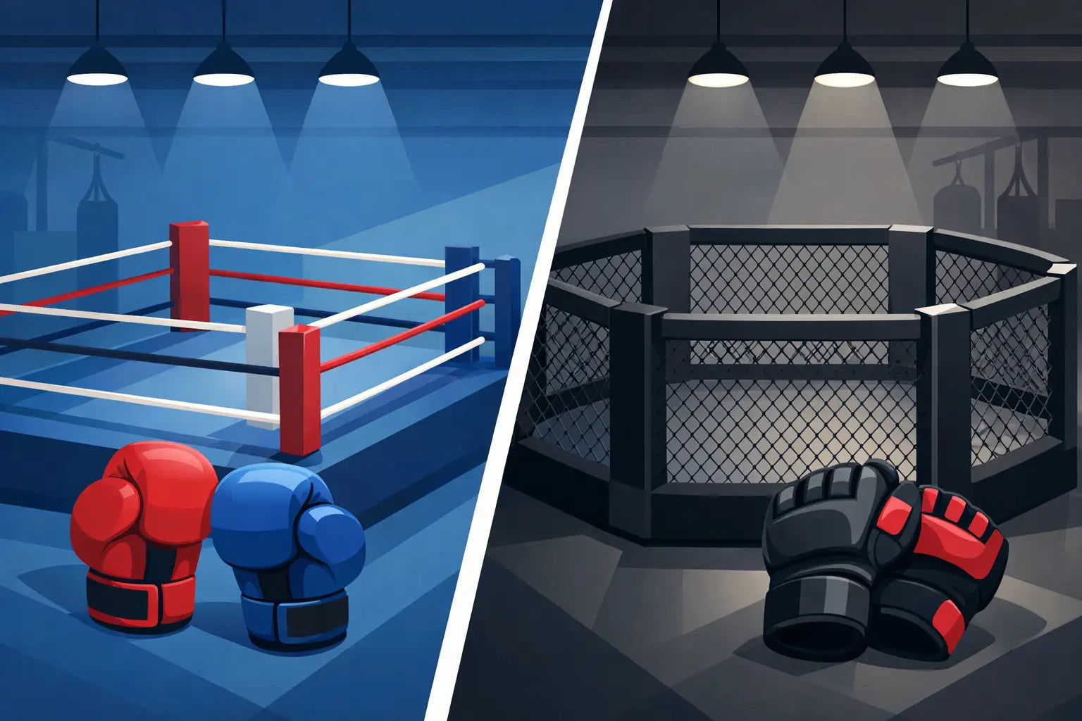 Boxing Ring vs MMA Cage: Which Fits Your Gym?