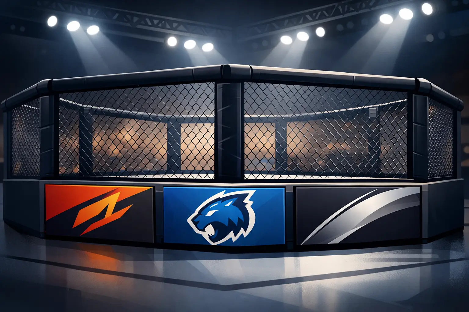 Custom Branded Fight Cage Panels That Sell