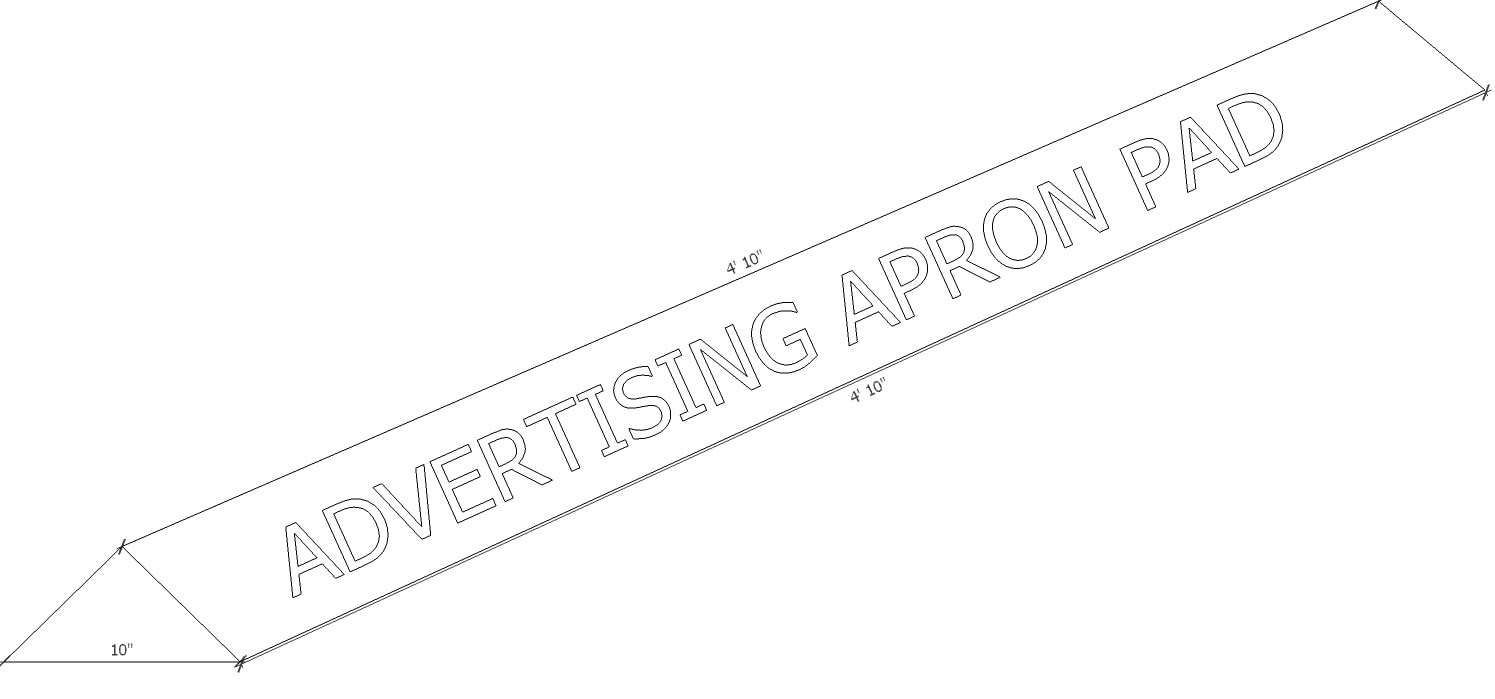 boxing advertising pad
