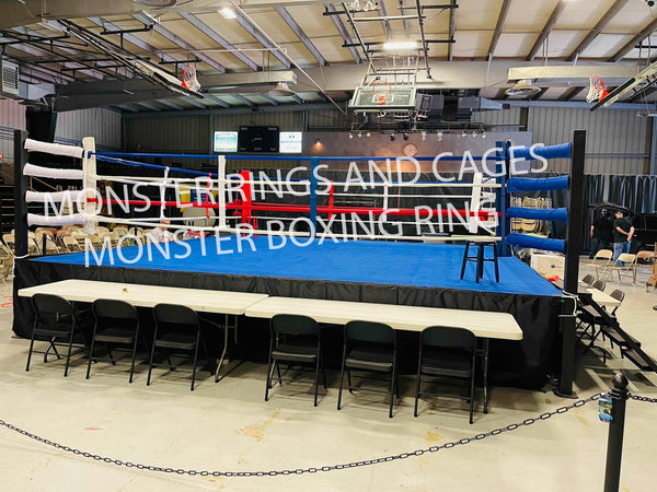 Monster Built Boxing ring for Chase Hill Promotions