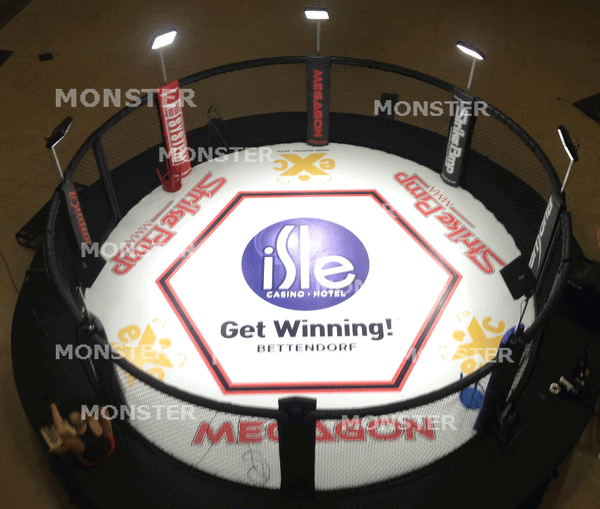 Circle MMA Cages are built by Monster Rings and Cages