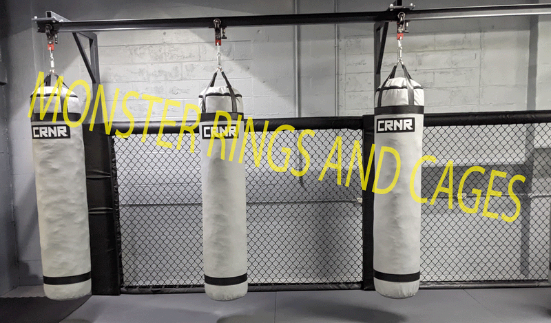 CUSTOM BUILT PUNCHING BAG RACKS - Monster Rings and Cages