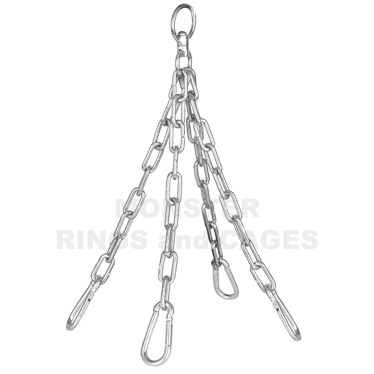 Very stron punching bag chain with snap links and swivel