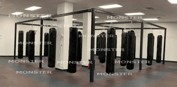 CUSTOM BUILT PUNCHING BAG RACKS – Monster Rings and Cages
