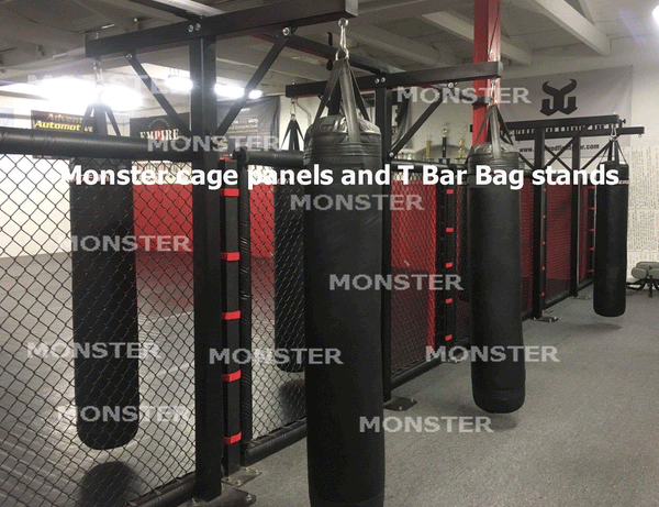 We can join your T-Bar Bag Stands with Cage Panels