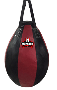 Tear Drop punching bag available at Monster Rings and Cages