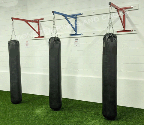 Monster Rings and Cages builds the strongest wall mount heavy punching bag hangers
