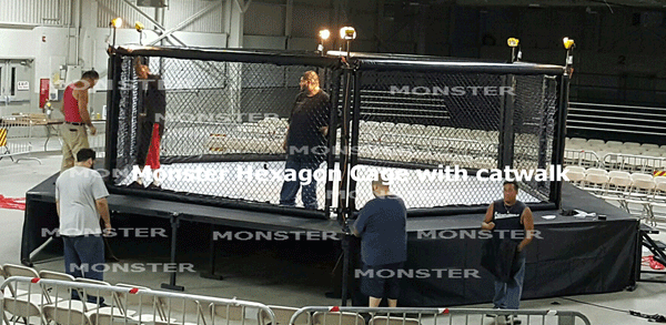 Monster Rings and Cages builds MMA Cages for competition and for gym use