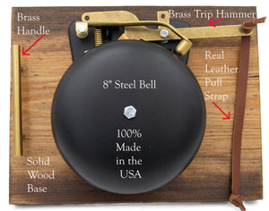 Boxing gong / ring bell with details shown