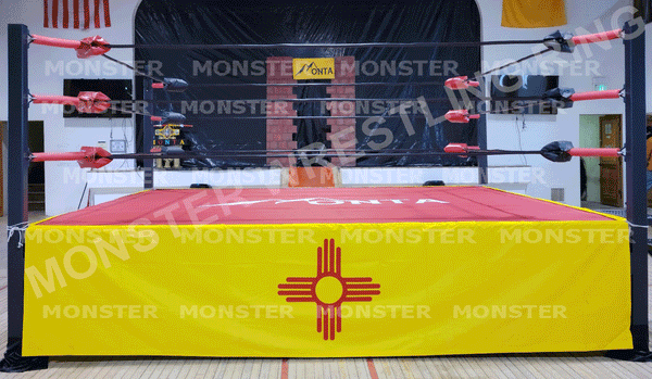 Custom Canvas and ring skirt printing is available from Monster Rings and Cages