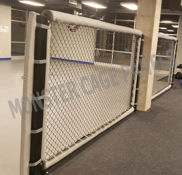 The strongest MMA cage panels are built by Monster Rings and Cages