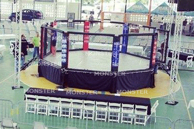 Monster Rings and Cages can ship MMA Cages all around the world