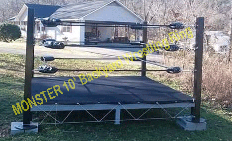 10' Backyard Wrestling ring by Monster Rings and Cages