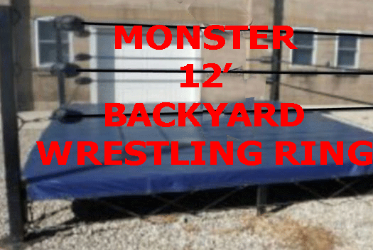 12' Backyard Wrestling ring built by Monster Rings and Cages