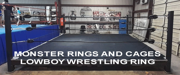 Lowboy Pro Wrestling Ring built by Monster Rings and Cages