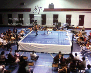 Monster ships pro wrestling rings all around the world.