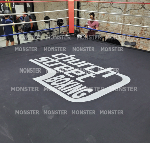 Monster Gym Boxing Ring with printed canvas