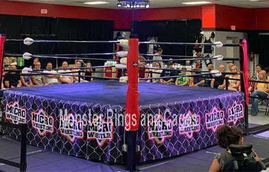 Custom Wrestling Ring skirts are available at Monster Rings and Cages