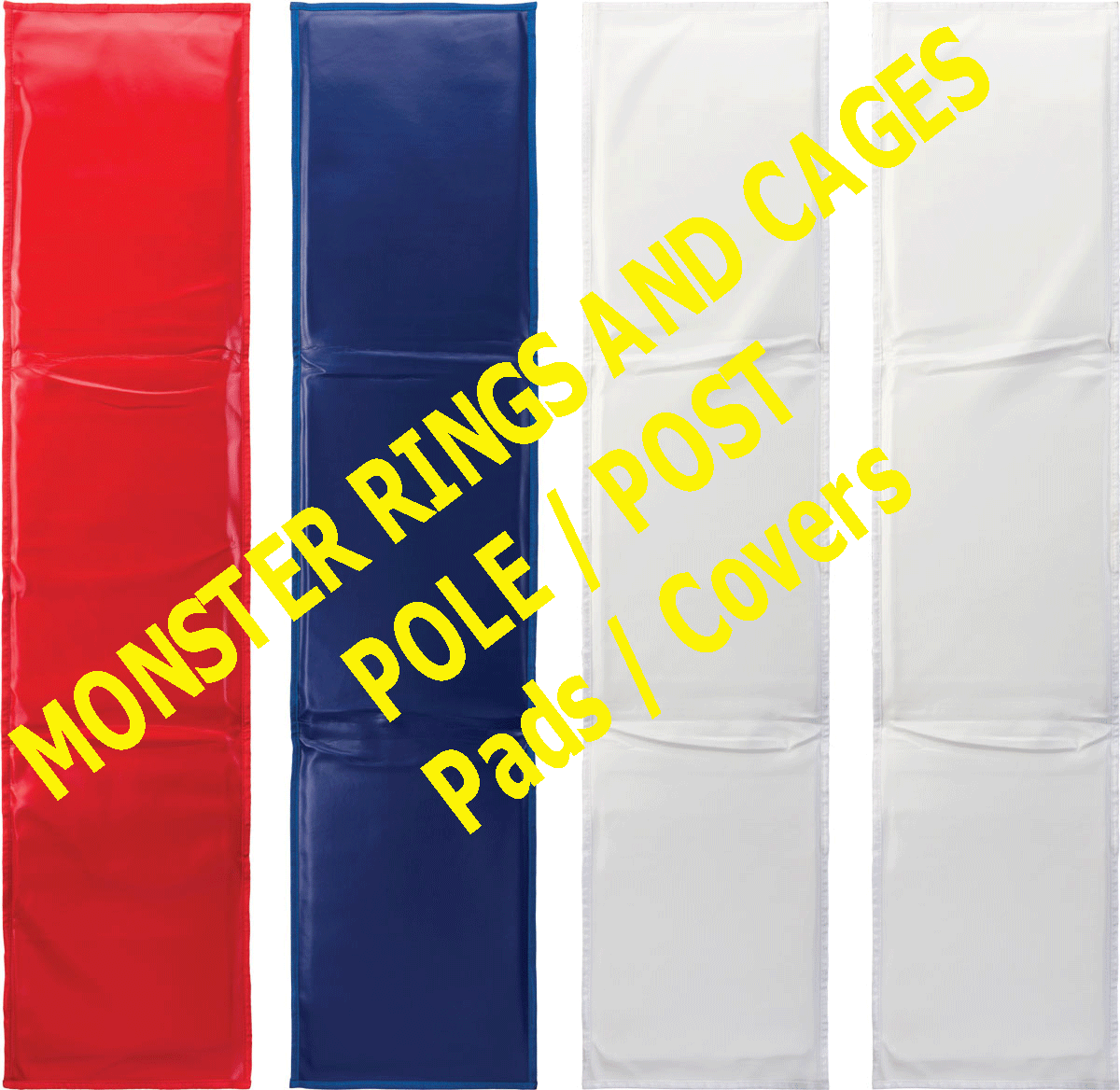 BOXING POLE COVERS - Monster Rings and Cages