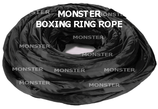 We offer complete boxing ring ropes in soft polyester coverings