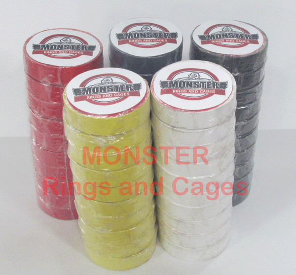 Monster Ring Rope Tape is available to tape your ring ropes to color