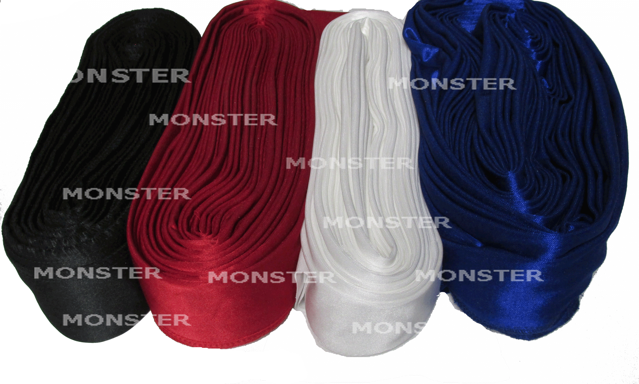 BOXING RING ROPE COVERS Polyester - 66' / Red - Monster Rings and Cages
